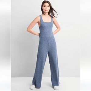 Gap Ripped Knit Square Neck Jumpsuit